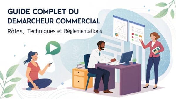 Guide complet du démarcheur commercial : rôles, techniques et réglementations